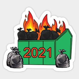 2021 Is Trash Sticker